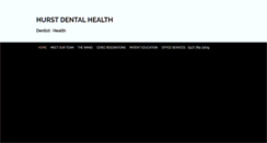 Desktop Screenshot of hurstdentalhealth.com